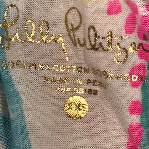 Lilly Pulitzer ROAR OF THE SEAS Strapless Tube Top Strapless blouse women’s XXS - Picture 6 of 7